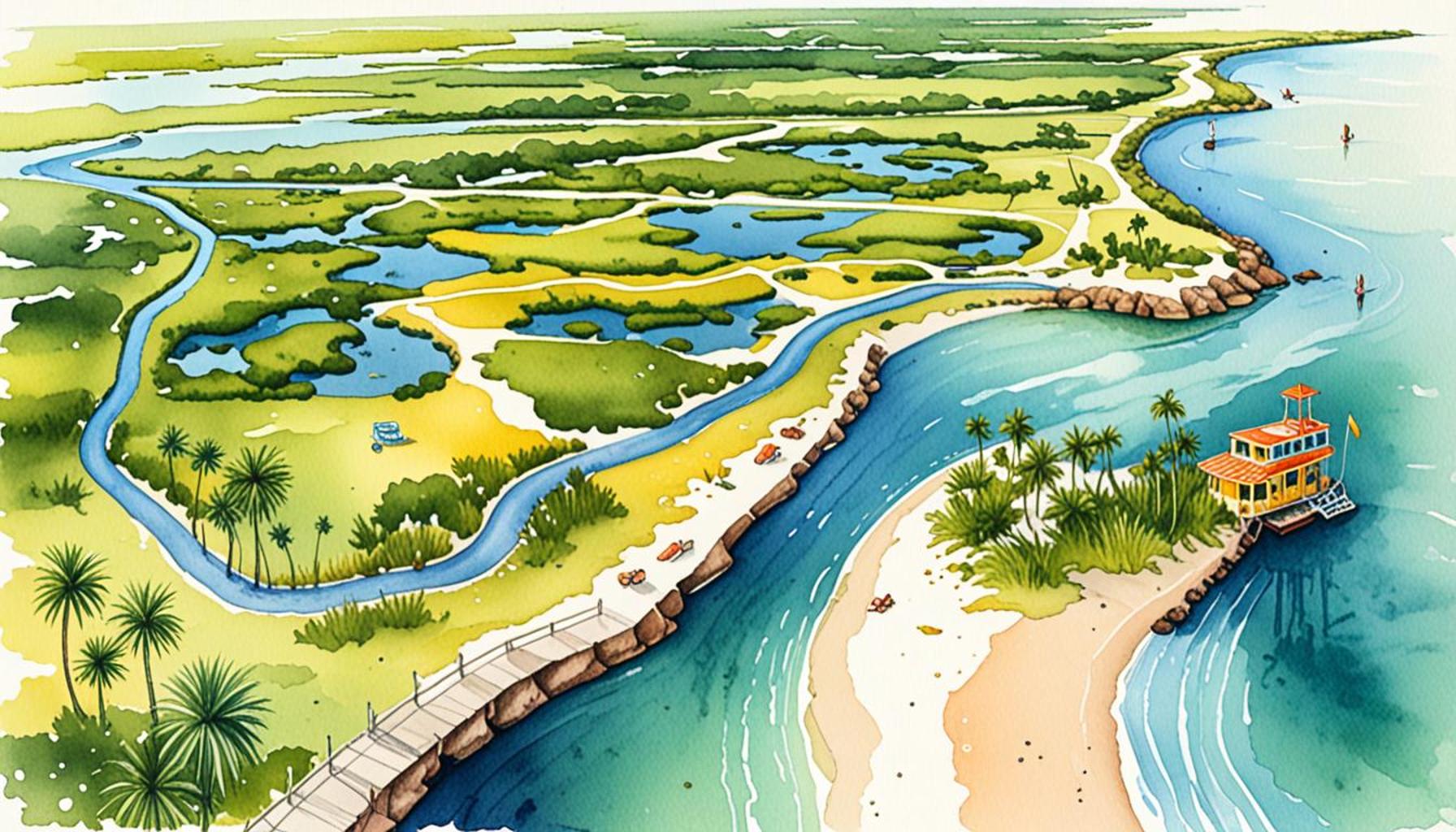 The Scenic Route of Florida: Beaches, Swamps, and Natural Parks